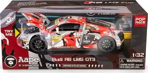 Die-cast model car Daffi RMZ Hobby 1:32 Audi R8 GT3 H-104 scale 1:32