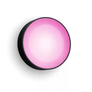 Outdoor wall light Philips Hue Daylo — White & colour ambience, Bluetooth, 220–240V, black, 220×220×76 mm