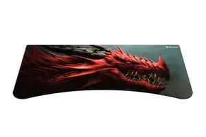 Gaming mouse pad Arozzi Arena — 1600 x 820 mm, microfibre surface, rubber non-slip base, Black/Grey/Red