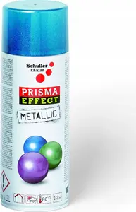 Аэрозольная краска Schuller Prisma Effect Metallic green — металлик, цвет: зелёный