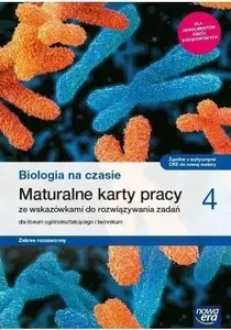 Mācību grāmata Nowa Era Biologia LO 4 Na czasie Maturalne KP ZR — vidusskolas bioloģija, 4. sējums, skolēnu izdevums