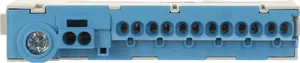 Terminal strip (self-clamping) ELEKTROPLAST 15-way (14+1 screw) 85A model 0925-00