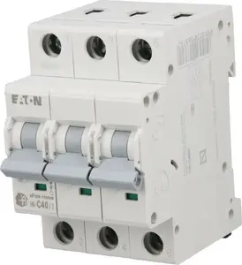 Автоматический выключатель 3P C 40A 6kA AC Eaton xPole Home HN-C40/3 (MPN 194895)
