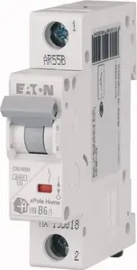 Circuit Breaker EATON HN-B40/1 40 A, 1-pole, 6 kA breaking capacity