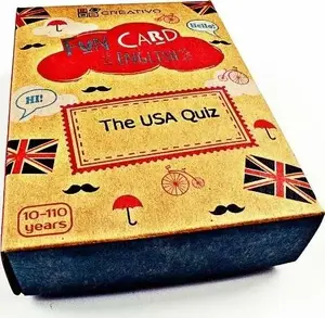 Card game Creativo Fun Card English The USA Quiz — quiz cards in English, publisher Creativo, MPN 381050