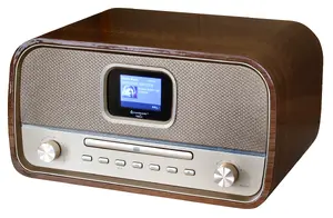 Home audio mini system Soundmaster DAB970BR1 — 30 W RMS, DAB+ and FM, CD/MP3 playback, Gold/Wood