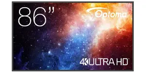 Плоская панель цифровой рекламы OPTIMA N3861K 86" (2,18 м) LED 4K UHD 450 кд/м² Wi‑Fi Android 11 24/7 ч черная