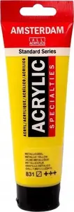 Акриловая краска в тюбике Artequipment Amsterdam Standard Series Металлик Желтая 831 — художественная акриловая краска