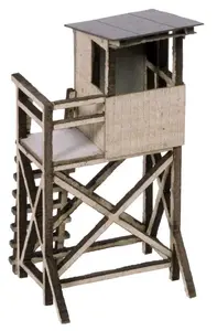 Подбежная укрытие (Raised Hide) аксессуар для макета NOCH для масштаба TT (1:120) — коричневый