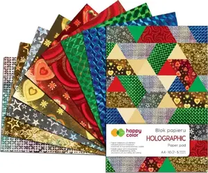 Блок для бумаги A4 Happy Color Blok A4/10K Holographic 70 г/м² — 10 листов