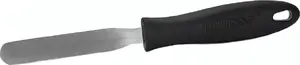 Patisse glazing knife 11 cm stainless steel silver-black for cake and pastry finishing