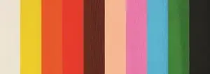 Fiorello crepe paper set — 10 colors, assorted sheets