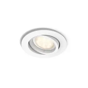 Iebūvējamais gaismeklis Philips myLiving SHELLBARK balts LED 1x4.5W 500 lm IP20 regulējams 220–240V