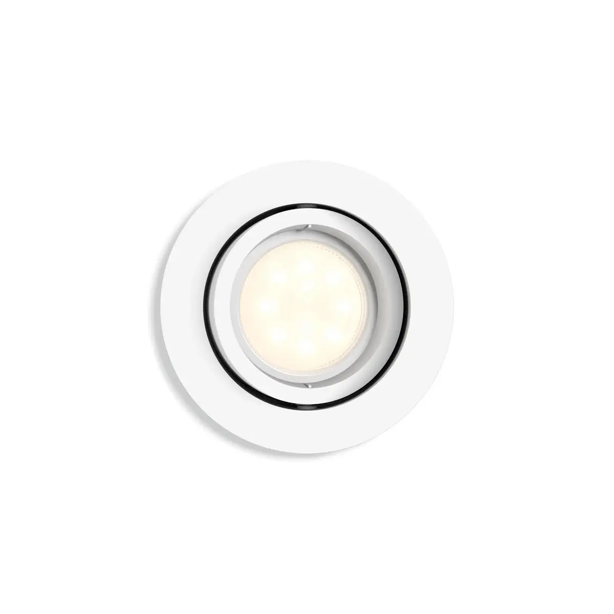 Philips myLiving SHELLBARK balts LED iebūvējamais gaismeklis Photo 2