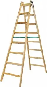 Koka kāpnes Braket Premium 2x8 pakāpieni 240 cm — Braket