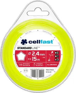 Trimmer Line Cellfast 2.7 mm x 15 m, star-shaped, model 35-026