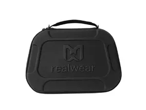 Protective briefcase for RealWear peripheral device 127109, EVA hard shell, black