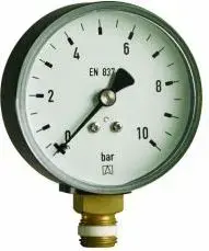 Pressure Gauge Afriso RF 100 rad, Ø100 mm, 0–25 bar, G1/2" connection, accuracy class 2.5 (63616)