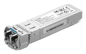 SFP+ fiber optic transceiver module TP-Link SM5110-LR, 10 Gbps, 1310 nm, 3.3 V, compact form factor