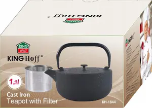 Cast Iron Teapot KingHoff KH-1844 with Infuser, 1.1 L