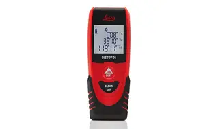 Laser distance meter Leica Geosystems DISTO D1 — 40 m range, 2 mm accuracy, ft/in/m, AAA battery