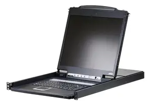 Rack konsole ATEN CL1308N 48,3 cm (19") LCD, PS/2 tastatūra (QWERTZ), USB pele, VGA, 1U