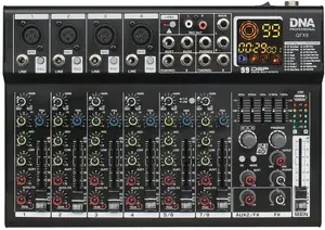 Analog audio mixer DNA QFX8 — 8-channel analog mixer, Bluetooth input