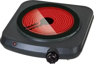 Electric ceramic single-burner cooktop Electro-Line 101T — 1 cooking zone, black