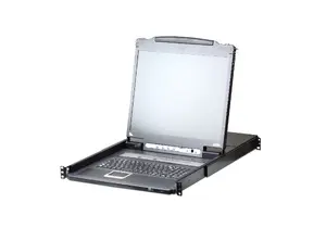 Rack console ATEN L5708IM-ATA-2XK06FG 17" LCD 1U, VGA, USB/PS/2 keyboard & mouse, French AZERTY