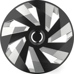 Wheel cover Versaco Vector RC black/silver 14" — single piece