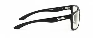 Компьютерные очки GUNNAR Intercept — Прямоугольная оправа, игровой стиль, чёрные