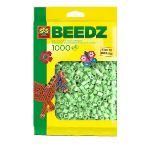 Kids' bead set SES Beedz Iron on beads 1000 pcs, mint green, fine motor skills, 95×20×170 mm