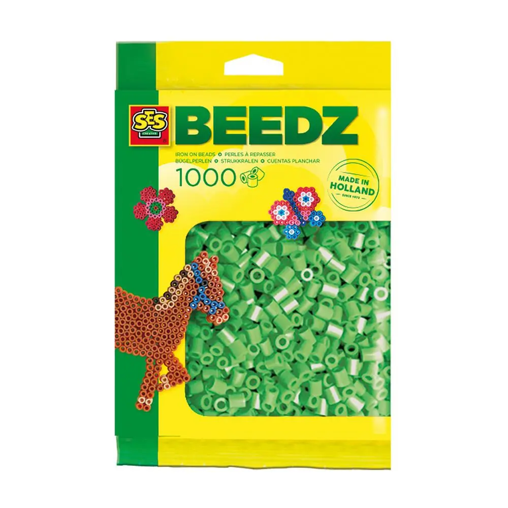 SES Beedz Mint Green Iron-on Beads 1000 pcs Photo 3
