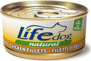 Suņu barība konservēs Life Pet Care LIFE DOG Vistas gaļa ar dārzeņiem 170 g (mitrā barība)