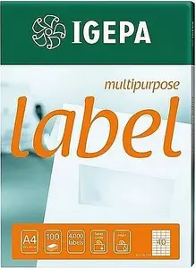 Mondi CD/DVD Printable Labels A4 Sheets — 117 mm Circular Labels, 100 Labels