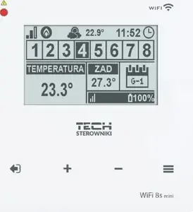 Wi‑Fi control module for electric actuators TECH STWIFI8SPWH white