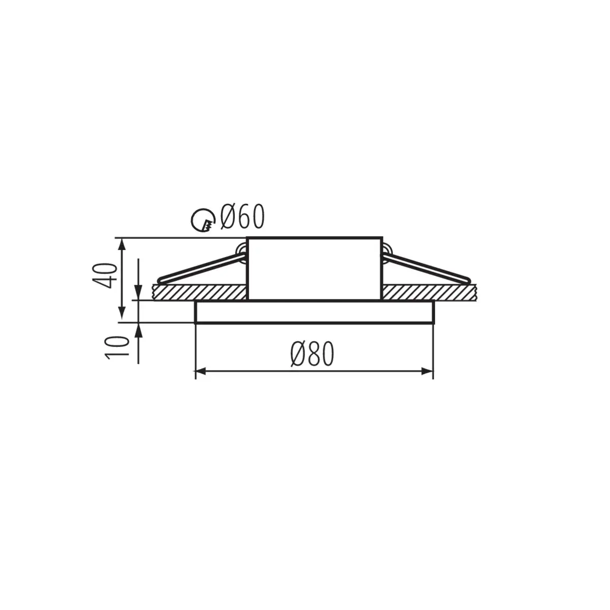 Griestu lampa Kanlux 33123 GX5.3 Photo 6