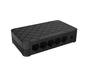 Unmanaged Fast Ethernet switch Ruijie RG-ES08 — 8× 10/100 RJ-45, 1.6 Gbit/s, 5V, black