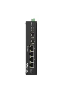 Nevadāms PoE Gigabit tīkla pārslēdzējs DAHUA DS-3T0506HP-E/HS — 4 x RJ-45 10/100/1000, PoE, 48–57 V, 22 Gbit/s, 4000 MAC