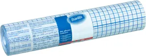 Plastic Film Roll Bantex 300 mm x 25 m, matte finish, 60 µm thickness