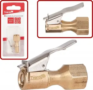 Inflation Valve Tip Tvardy T00245 — Brass 8 mm, 1/4" Thread, Pack of 100