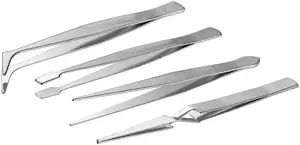 Stainless steel Fixpoint 77101 hardware set, stainless steel, silver, 4 pcs (blister)