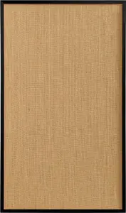 Notice board NAGA Opslagstavle hessian with black MDF frame 100 x 60 cm
