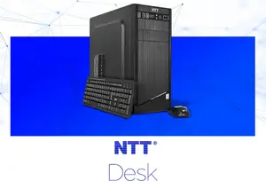 Desktop PC NTT System Komputer NTT Desk — AMD R5 5500GT, 16GB RAM, 1TB SSD, Wi‑Fi, Windows 11 Pro