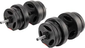 Štanga un hanteles body sculpture BW 7540 — 2‑1 regulējams svars 40 kg