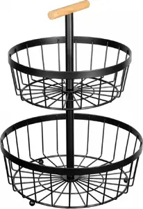 Brunbeste fruit stand 2-tier loft style model 3107