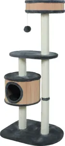 Cat Scratching Post ZOLUX BAMBOO 3-column gray, 127 cm height