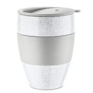 Travel cup Koziol Aroma To Go 2.0, single 0.4 L, Grey, 92×97×120 mm