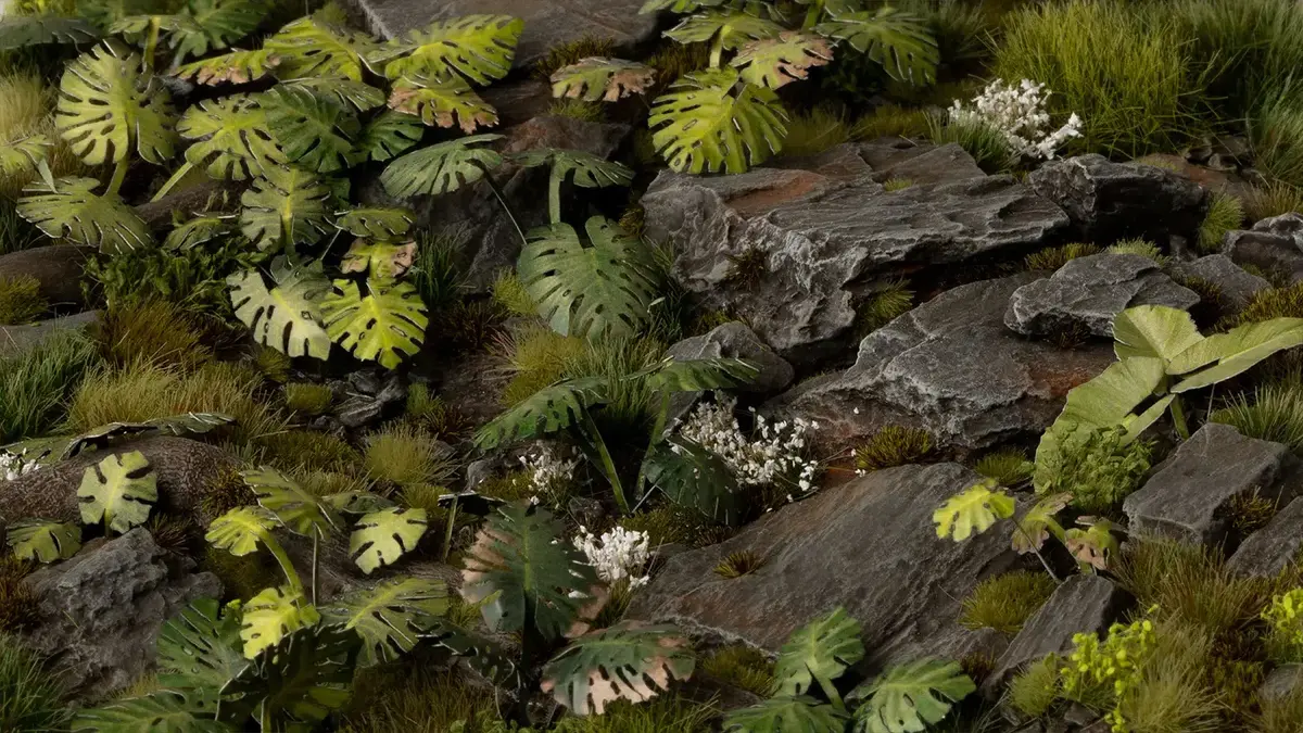 Gamers Grass GGLP-MT augu kušķi mēroga modeļiem Photo 6