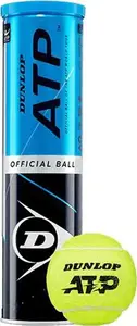 Tenisa bumba DUNLOP ATP S599705 — presēta dzeltena tenisa bumba (iepakojuma daudzums nav norādīts)